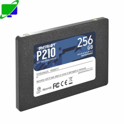 PATRIOT SSD INTERNO P210 256GB 2,5 SATA 6GB/S R/W 500/400